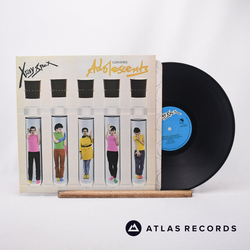 X-Ray Spex Germfree Adolescents LP Vinyl Record - Front Cover & Record