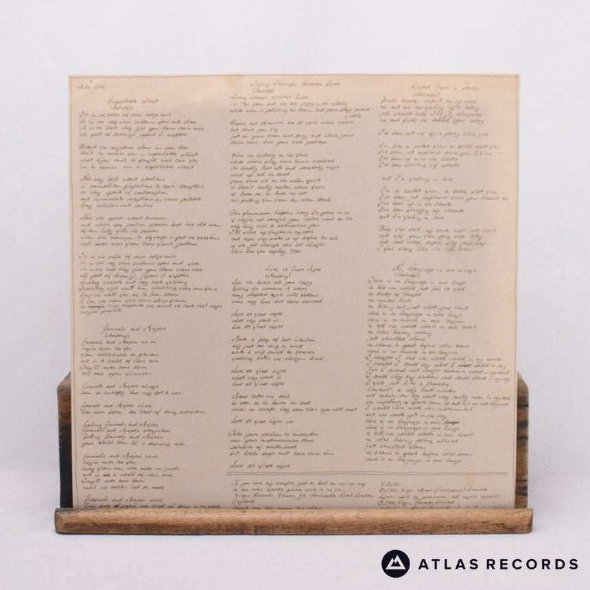 XTC - Black Sea - Lyric Sheet Townhouse A2 B-1 LP Vinyl Record - VG+/VG+