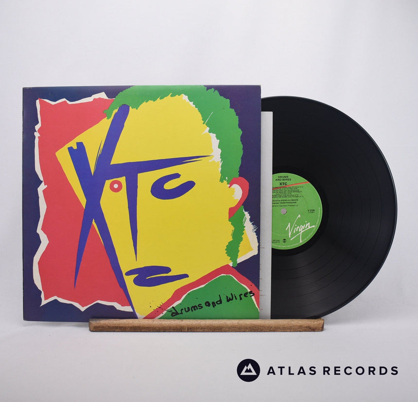 XTC Drums And Wires LP Vinyl Record - Front Cover & Record