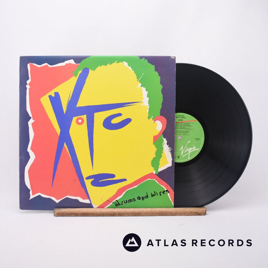 XTC Drums And Wires LP Vinyl Record - Front Cover & Record