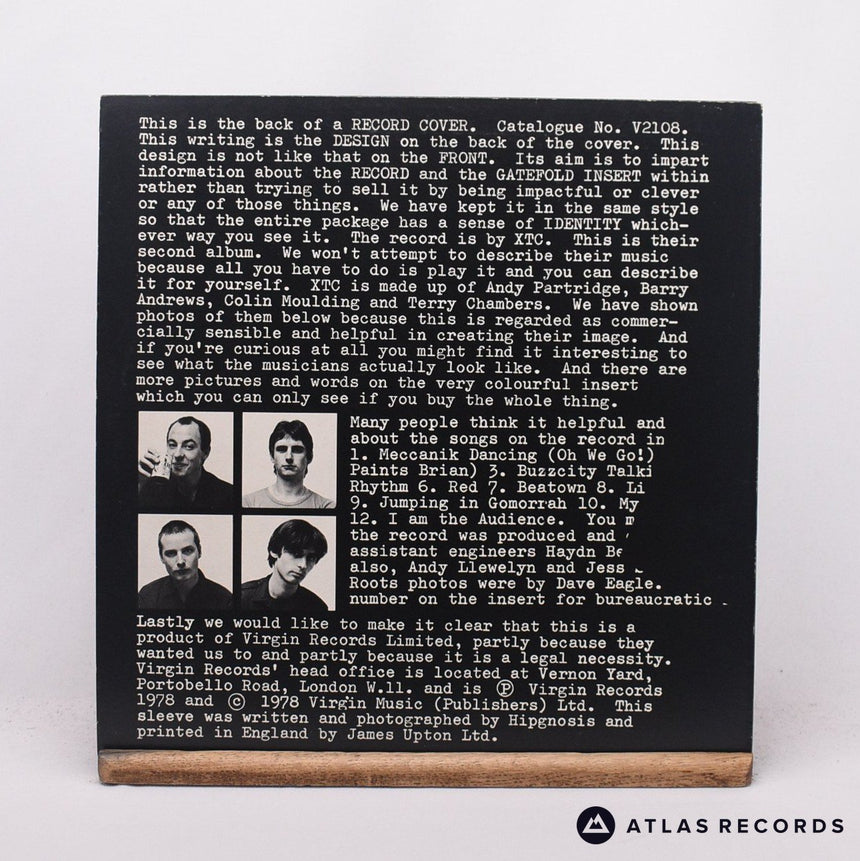 XTC - Go 2 - Insert Gatefold A3 B3 LP Vinyl Record - EX/EX