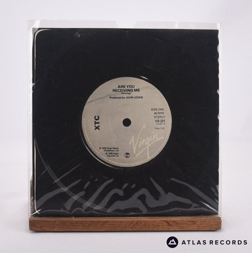 XTC - Life Begins At The Hop - Clear Fold-Out Sleeve 7" Vinyl Record - EX/EX