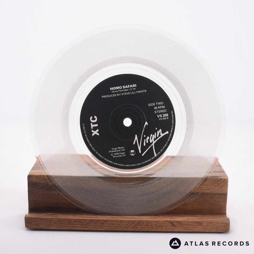 XTC - Life Begins At The Hop - Clear Limited Edition 7" Vinyl Record - EX/EX