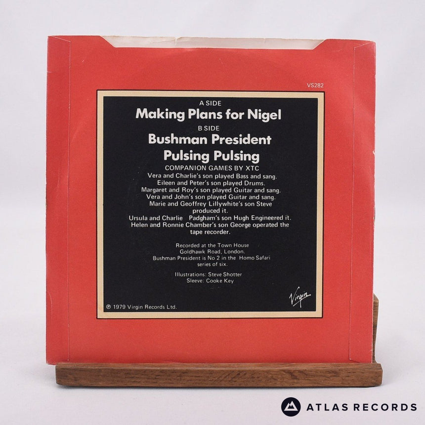 XTC - Making Plans For Nigel - 7" Vinyl Record - VG+/VG+