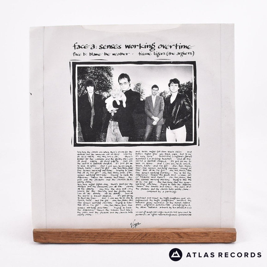 XTC - Senses Working Overtime - 7" EP Vinyl Record - EX/EX