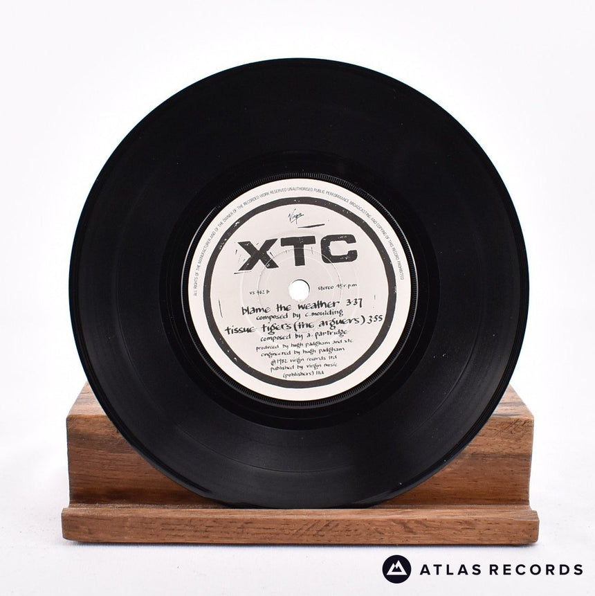 XTC - Senses Working Overtime - 7" EP Vinyl Record - VG+/VG+