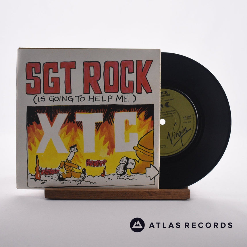 XTC Sgt. Rock 7" Vinyl Record - Front Cover & Record