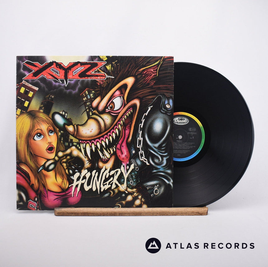 XYZ Hungry LP Vinyl Record - Front Cover & Record
