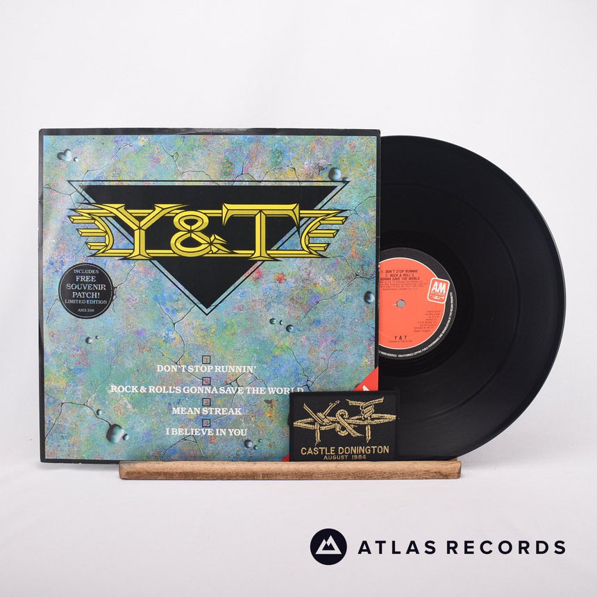 Y & T Donington '84 Souvenir 12" E.P. 12" Vinyl Record - Front Cover & Record