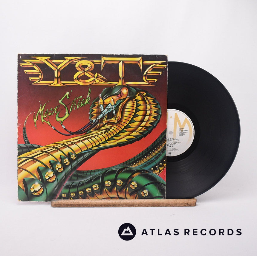 Y & T Mean Streak LP Vinyl Record - Front Cover & Record