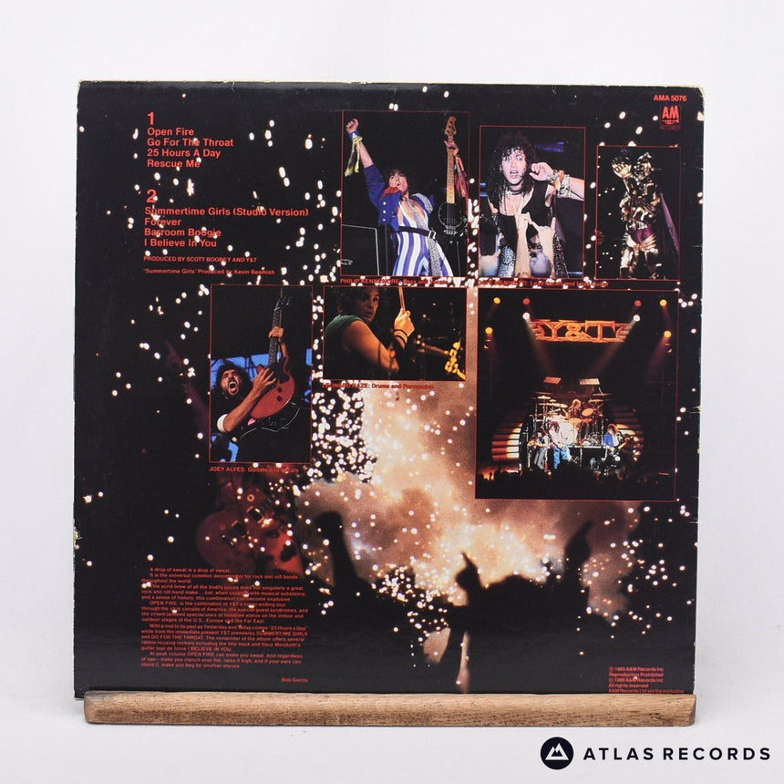 Y & T - Open Fire - LP Vinyl Record - VG+/VG+