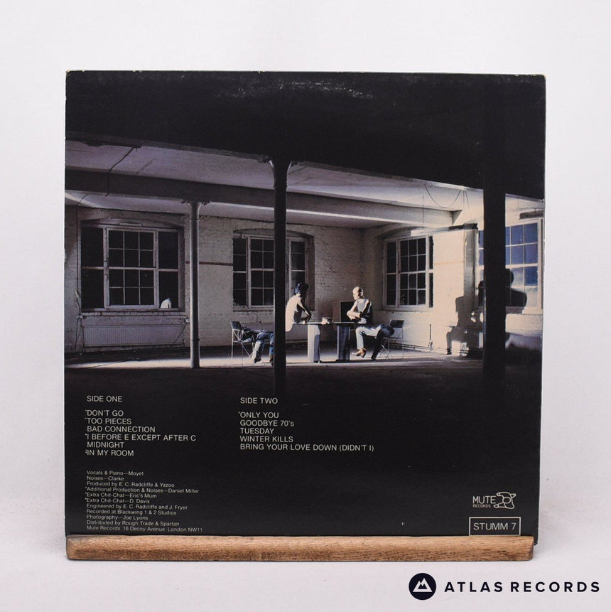 Yazoo - Upstairs At Eric's - LP Vinyl Record - VG+/VG+
