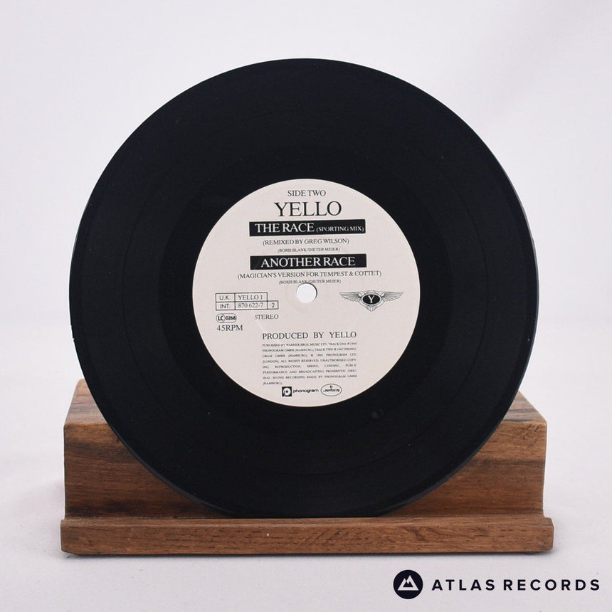 Yello - The Race - 7" Vinyl Record - EX/VG+