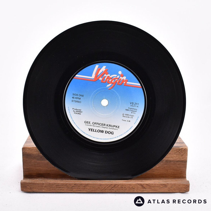 Yellow Dog - Gee Officer Krupke - 7" Vinyl Record - EX/VG+