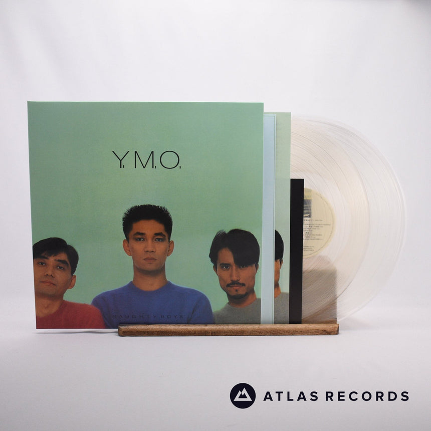 Yellow Magic Orchestra Naughty Boys & Instrumental Double LP Vinyl Record - Front Cover & Record