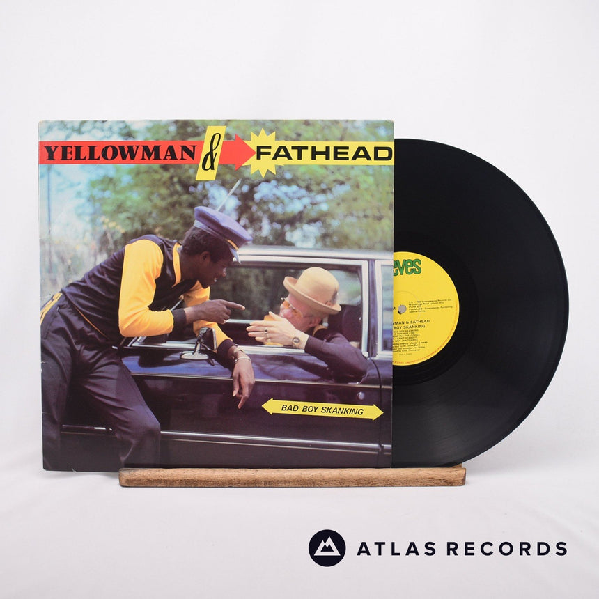 Yellowman & Fathead Bad Boy Skanking LP Vinyl Record - Front Cover & Record