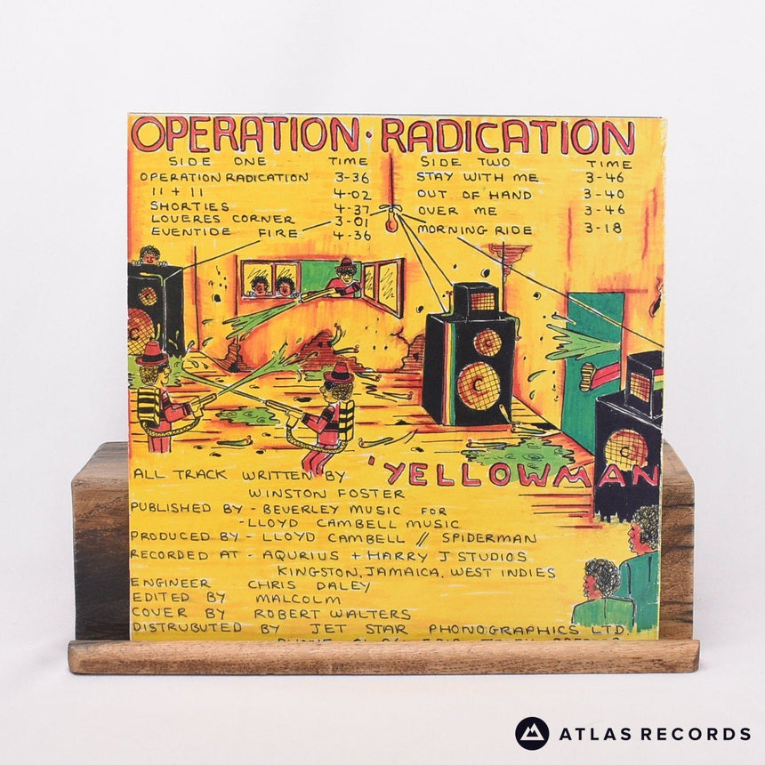 Yellowman - Operation Radication - -A -B LP10" Vinyl Record - VG+/VG+