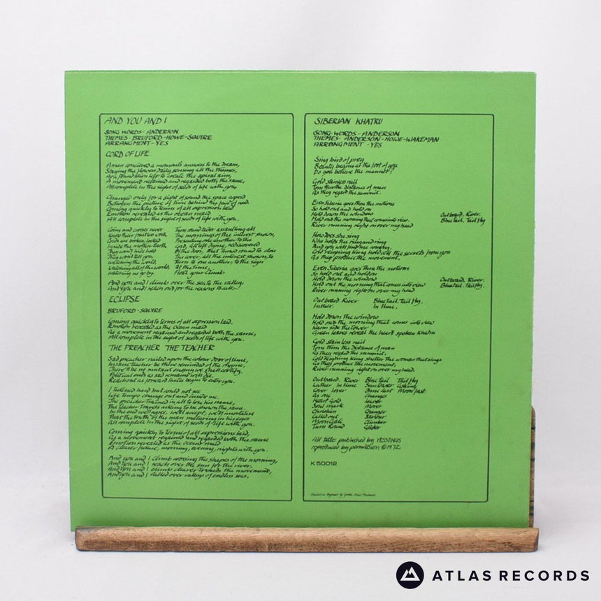 Yes - Close To The Edge - Gatefold LP Vinyl Record - VG+/VG+