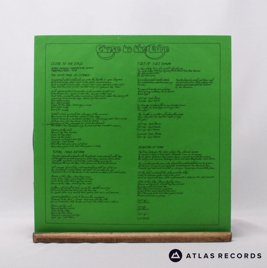 Yes - Close To The Edge - Second Uk Press A3 B2 LP Vinyl Record - VG+/EX