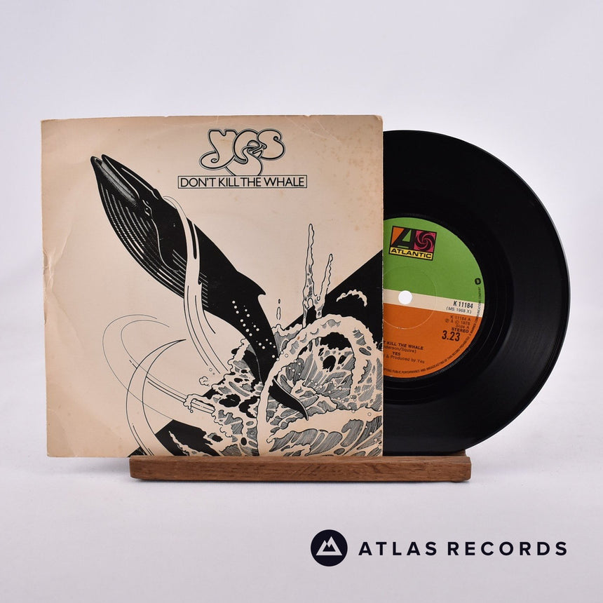 Yes Don't Kill The Whale 7" Vinyl Record - Front Cover & Record