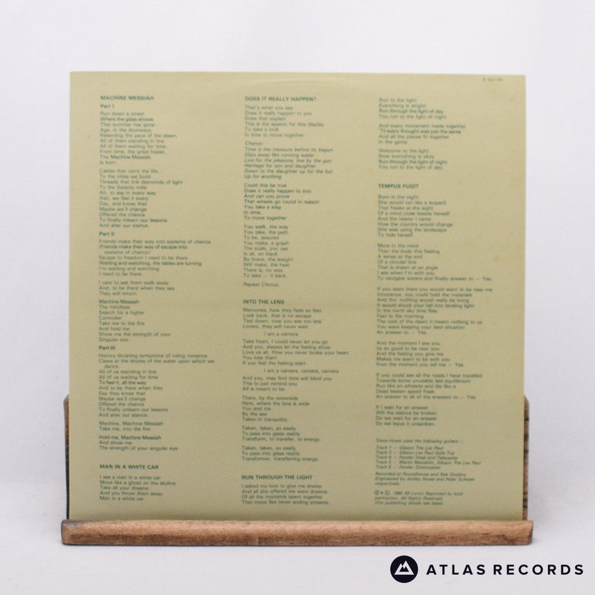 Yes - Drama - Lyric Sheet Strawberry Gatefold LP Vinyl Record - VG+/EX