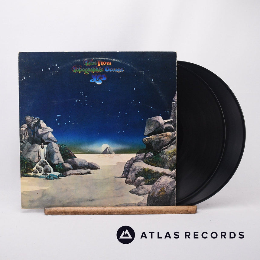 Yes Tales From Topographic Oceans 2 x LP Vinyl Record - Front Cover & Record