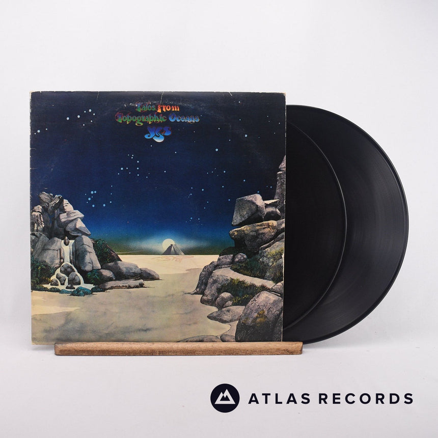 Yes Tales From Topographic Oceans 2 x LP Vinyl Record - Front Cover & Record