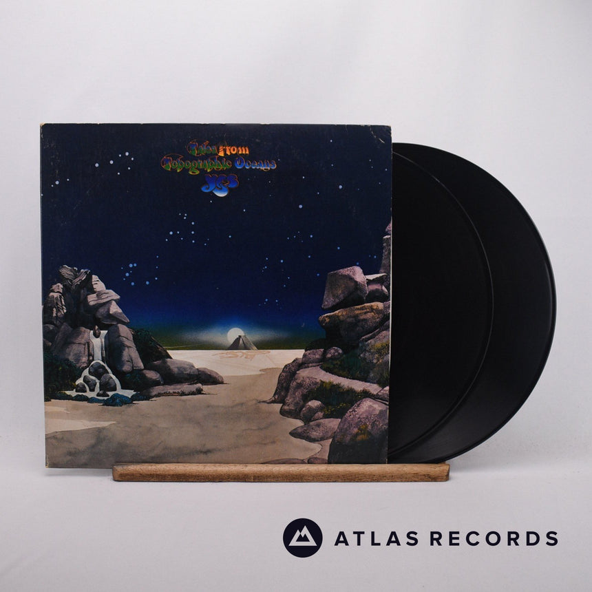 Yes Tales From Topographic Oceans 2 x LP Vinyl Record - Front Cover & Record