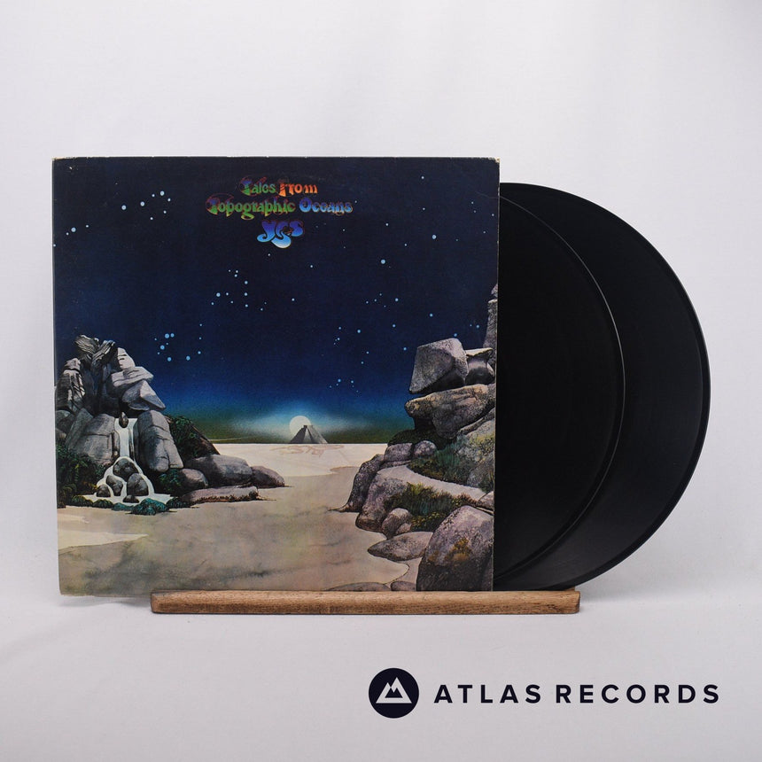 Yes Tales From Topographic Oceans 2 x LP Vinyl Record - Front Cover & Record