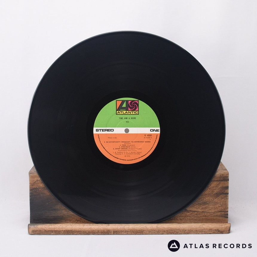 Yes - Time And A Word - Reissue LP Vinyl Record - EX/EX
