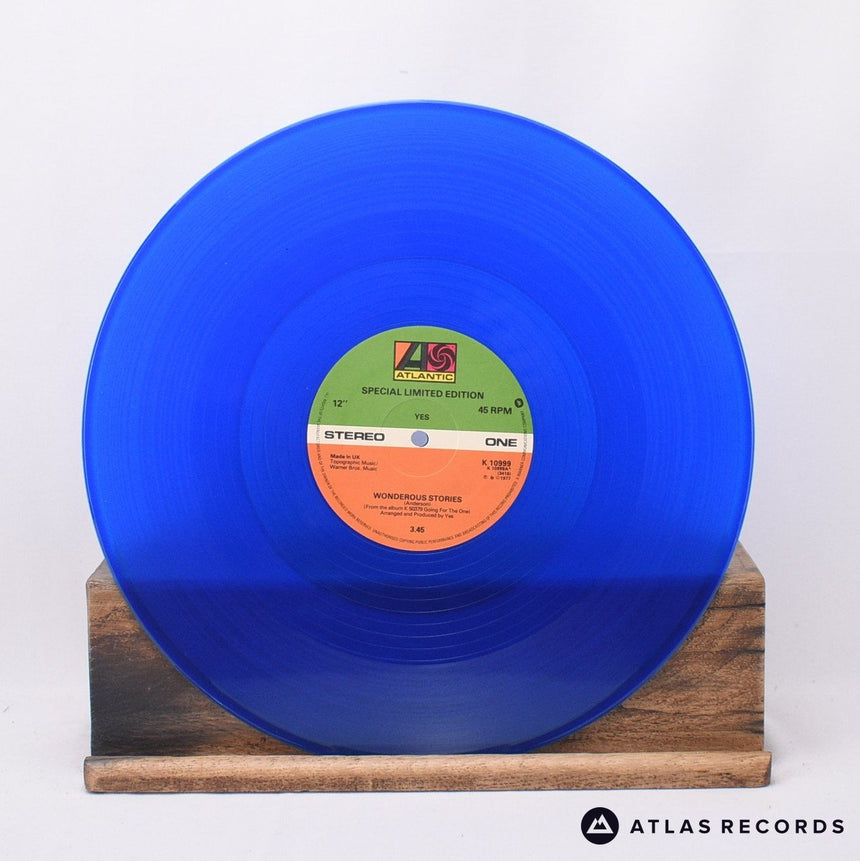 Yes - Wonderous Stories - Blue Limited Edition 12" Vinyl Record - VG+/EX