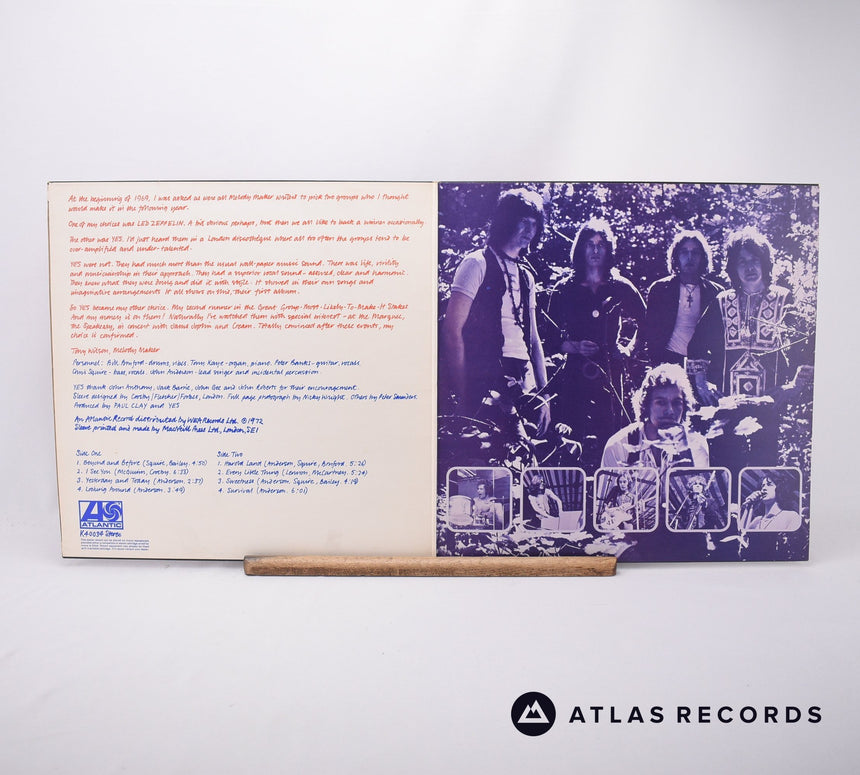 Yes - Yes - Lyric Sheet Reissue Gatefold A2 B//1 LP Vinyl Record - VG+/EX