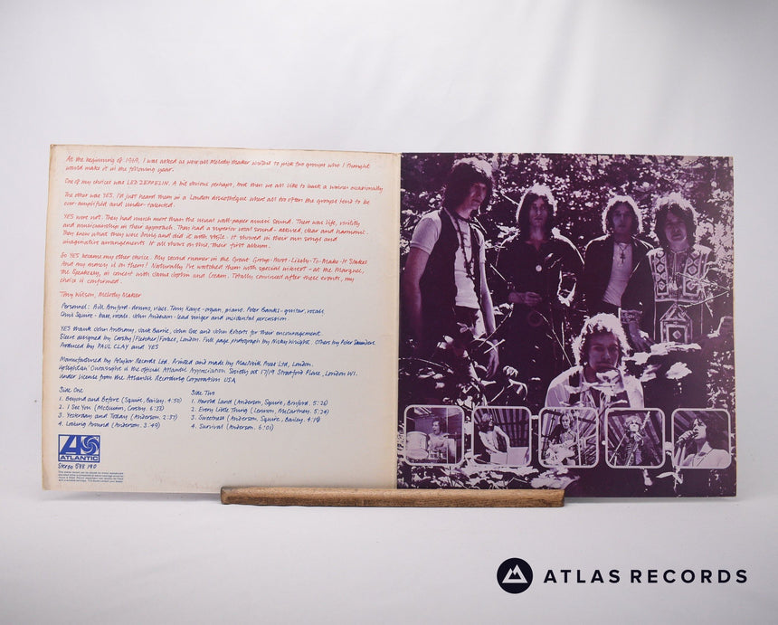 Yes - Yes - Lyric Sheet Gatefold LP Vinyl Record - VG+/EX