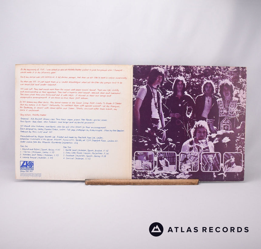 Yes - Yes - Gatefold Lyric Sheet LP Vinyl Record - VG+/VG+