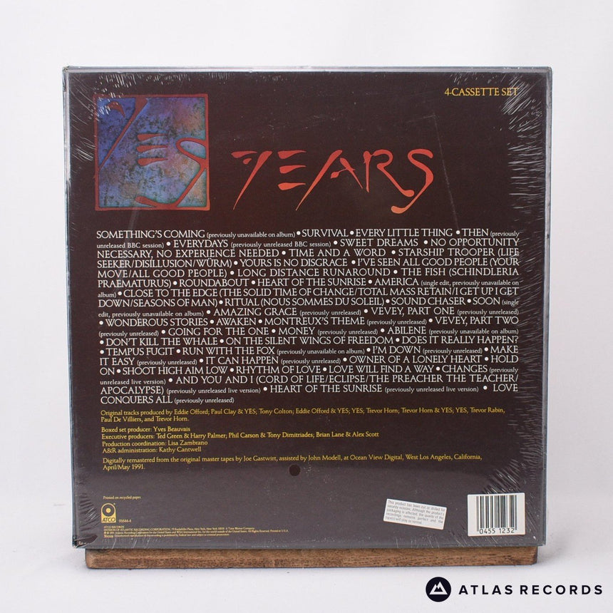 Yes - Yes Years - Booklet Sealed Us 4 x Cassette - NEW