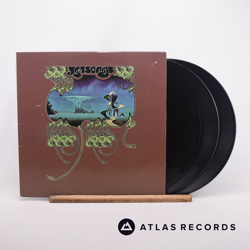 Yes Yessongs 3 x LP Vinyl Record - Front Cover & Record