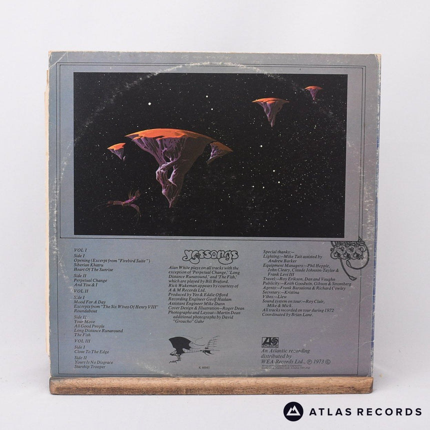 Yes - Yessongs - A1 B1 C2 D1 3 x LP Vinyl Record - VG+/VG+