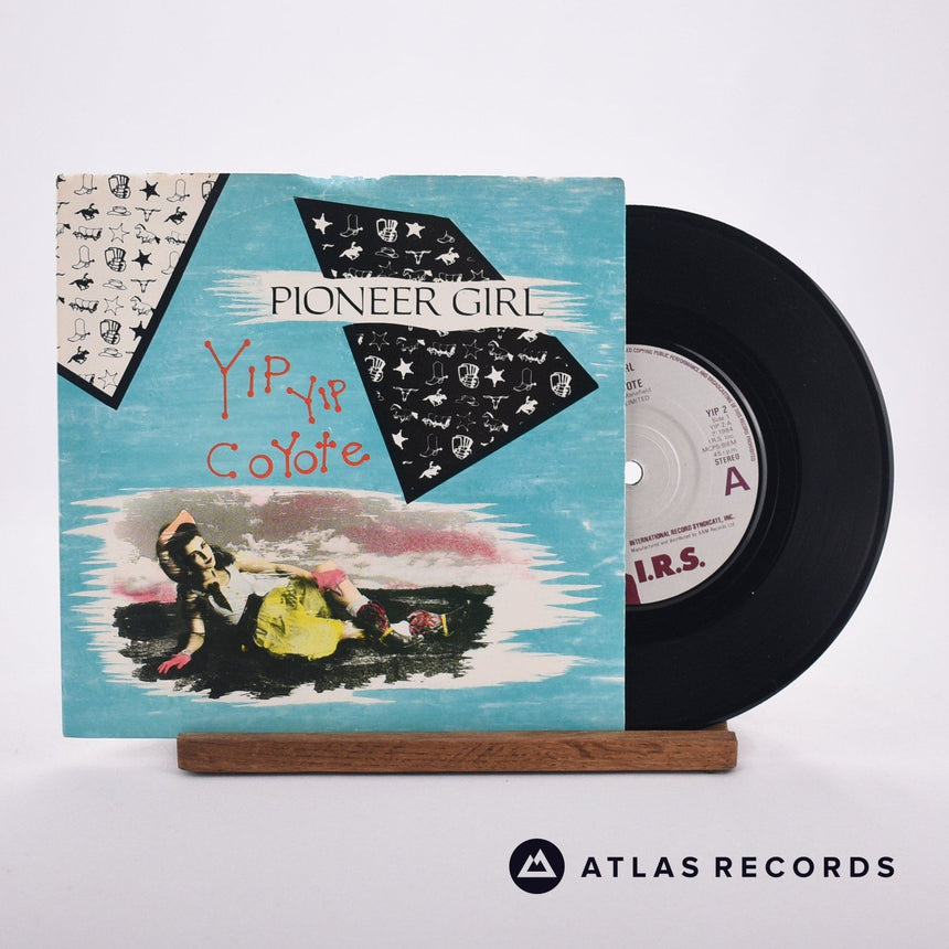 Yip Yip Coyote Pioneer Girl 7" Vinyl Record - Front Cover & Record