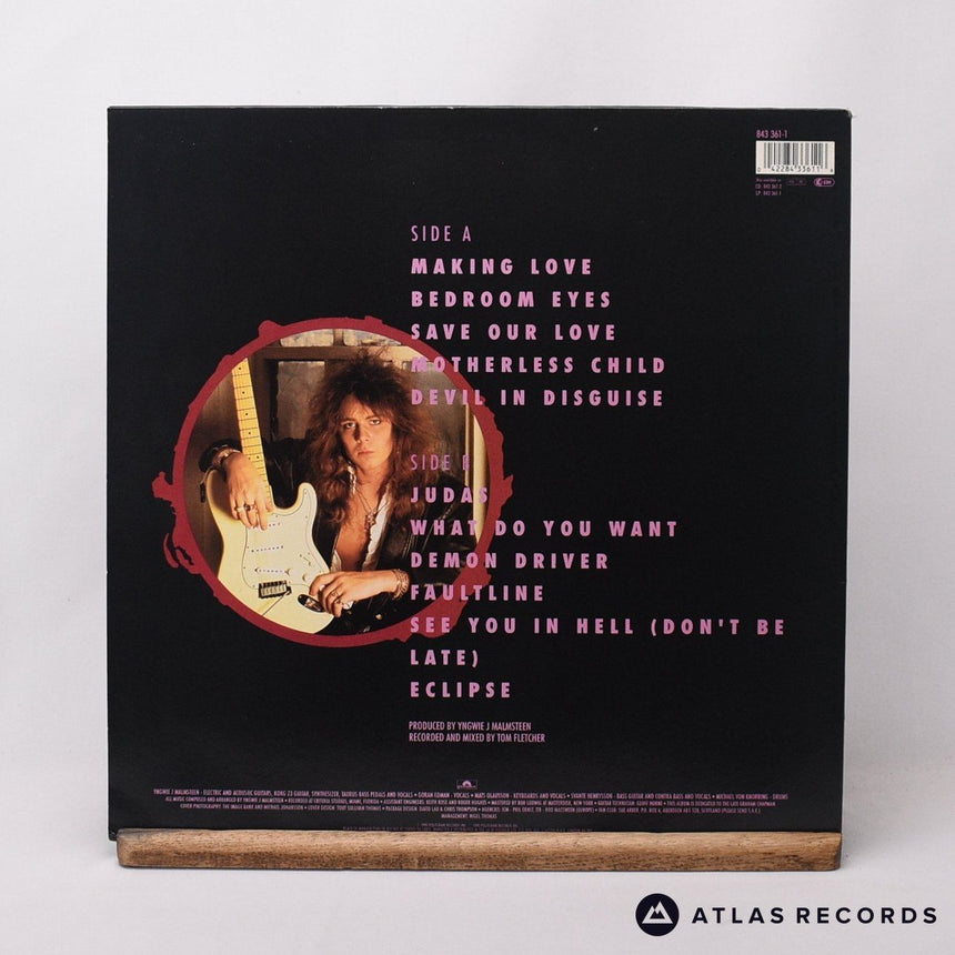 Yngwie Malmsteen - Eclipse - A-1 B-2 LP Vinyl Record - EX/VG+