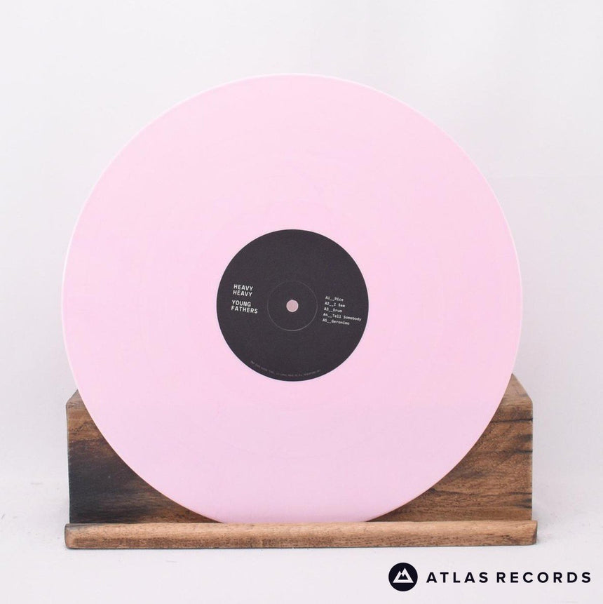 Young Fathers - Heavy Heavy - Rose Pink Poster LP Vinyl Record - EX/NM