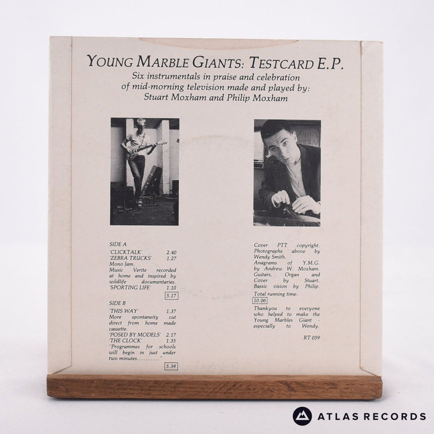 Young Marble Giants - Testcard E.P. - 7" EP Vinyl Record - VG+/EX