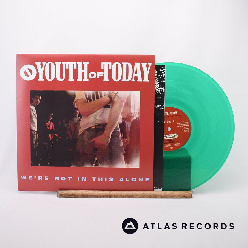 Youth Of Today We're Not In This Alone LP Vinyl Record - Front Cover & Record