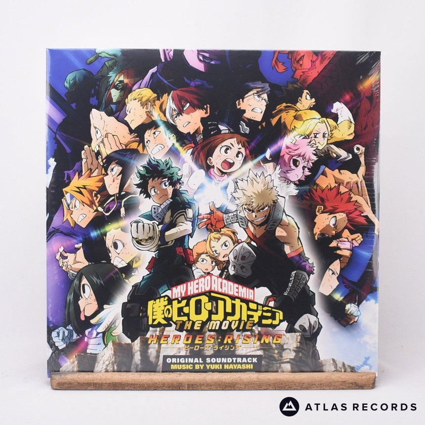 Yuki Hayashi My Hero Academia - Heroes Rising Original Soundtrack 2 x LP Vinyl Record - Front Cover & Record