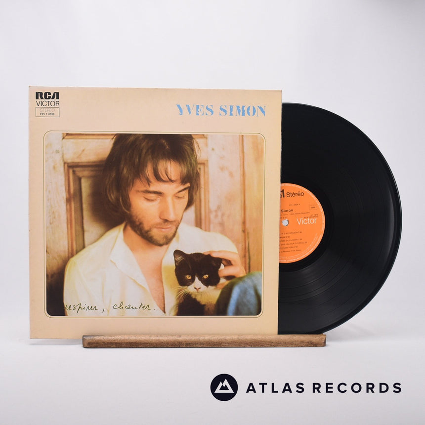Yves Simon Respirer, Chanter. LP Vinyl Record - Front Cover & Record