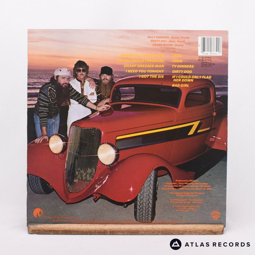 ZZ Top - Eliminator - Insert LP Vinyl Record - VG+/EX