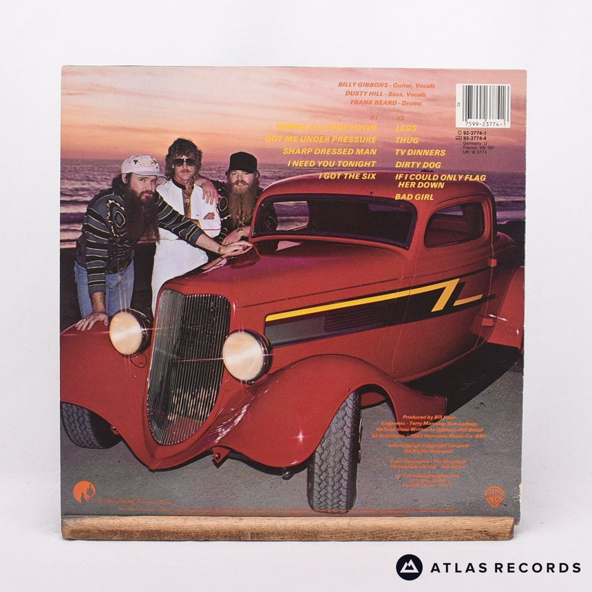 ZZ Top - Eliminator - LP Vinyl Record - EX/VG+