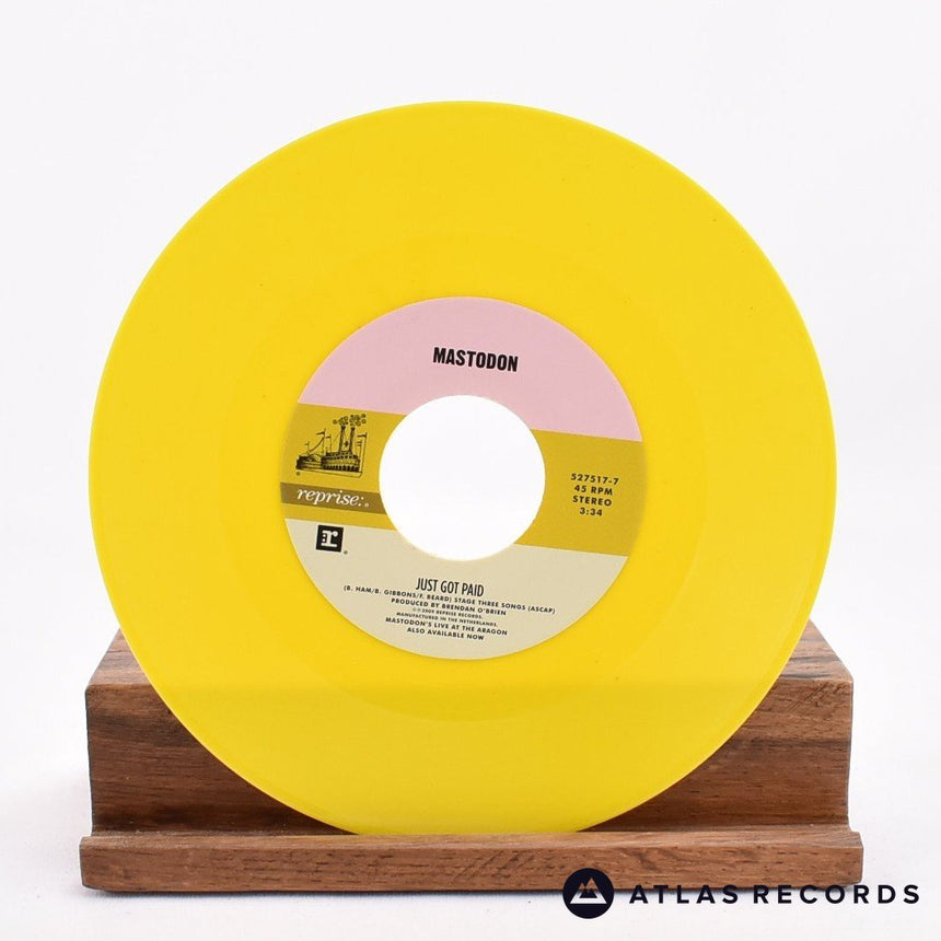 ZZ Top - Just Got Paid - Yellow 7" Vinyl Record - NM/NM