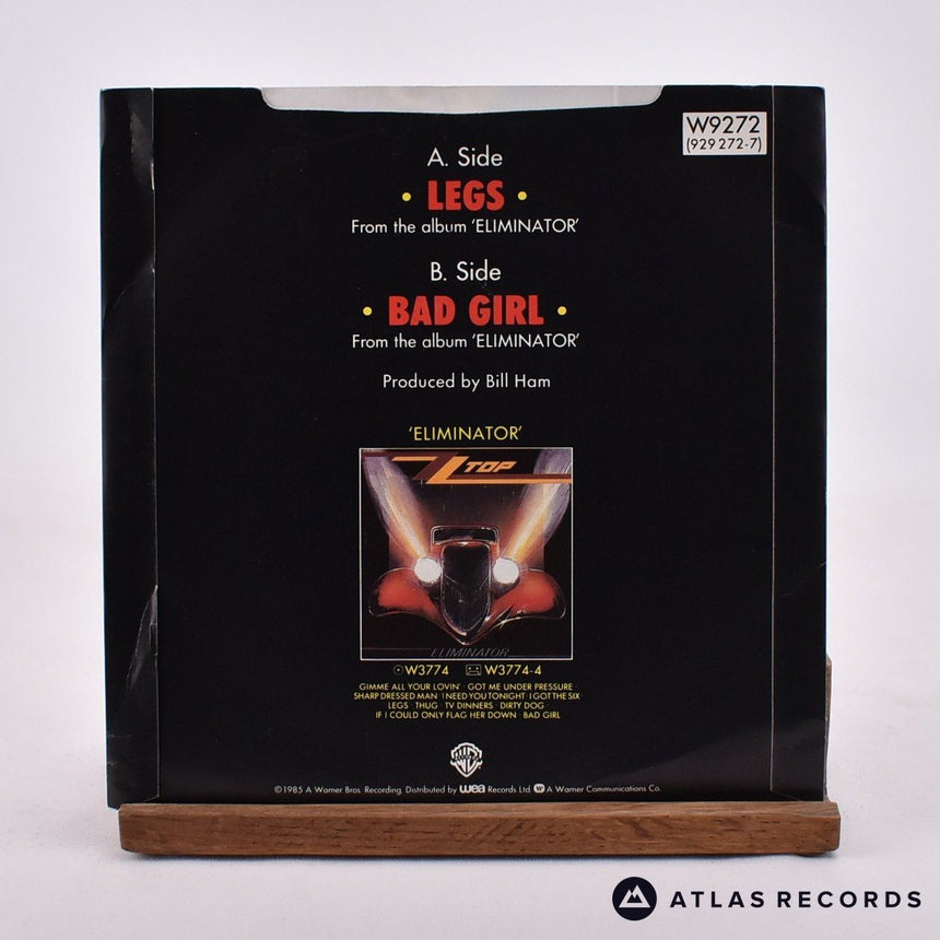 ZZ Top - Legs - Reissue 7" Vinyl Record - EX/EX