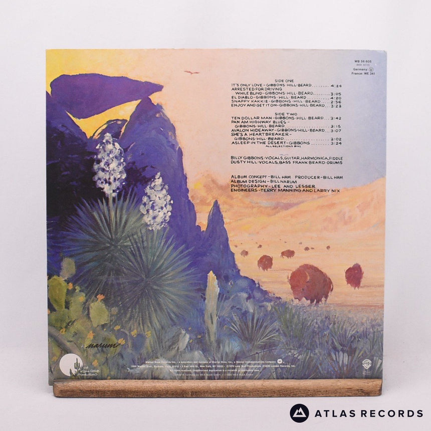 ZZ Top - Tejas - Reissue Strawberry Tri-Fold LP Vinyl Record - EX/VG+