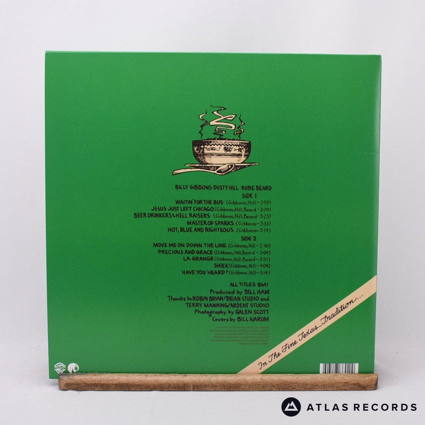 ZZ Top - Tres Hombres - Green Jalapeno -A -B LP Vinyl Record - NM/NM